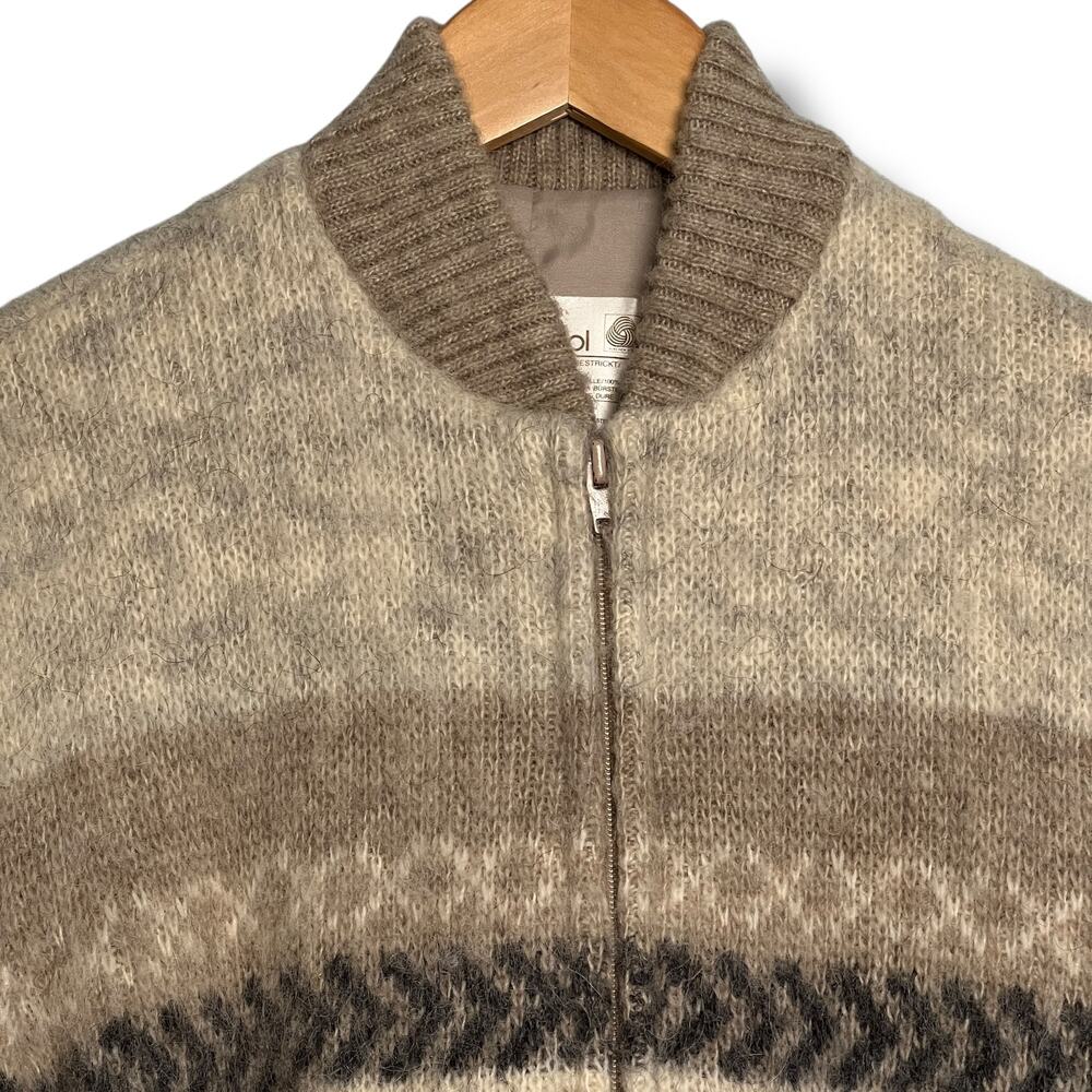 Vintage Alafoss Icewool Bomber Jacket Size Large … - image 6